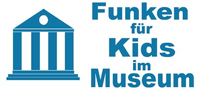 Funken fuer Kids im Museum Logo blau 400
